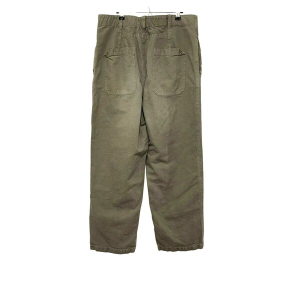 Free People Size Large Hayden Olive Green Cargo Pants Tie Elastic Pants New - Picture 8 of 10